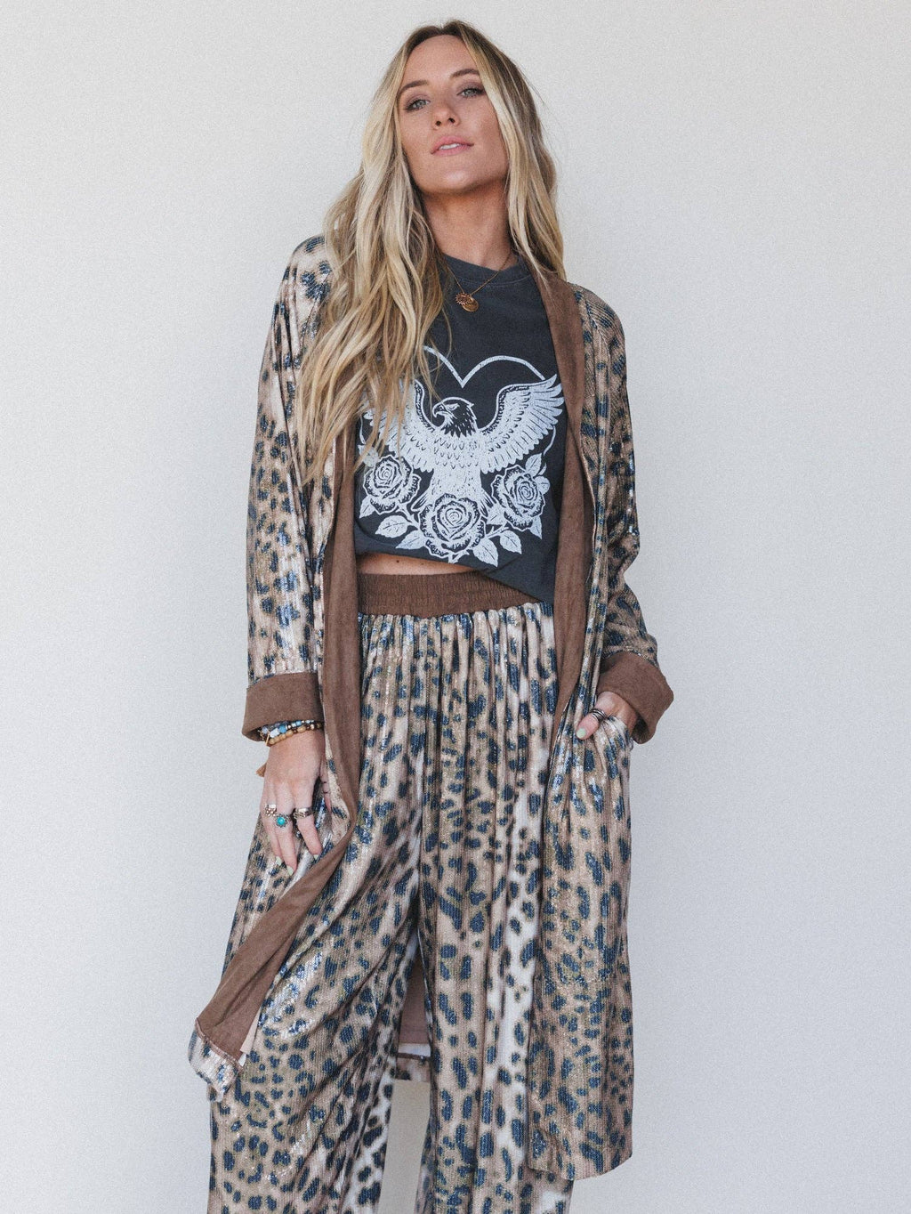 Soaring Romance Graphic Tee - Pepper