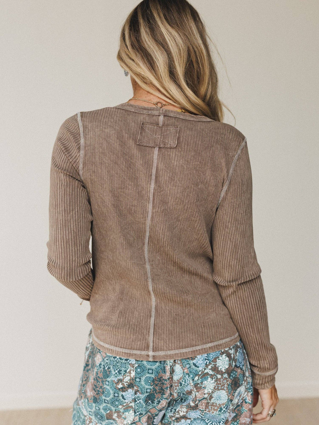 Off Duty Top - Brown