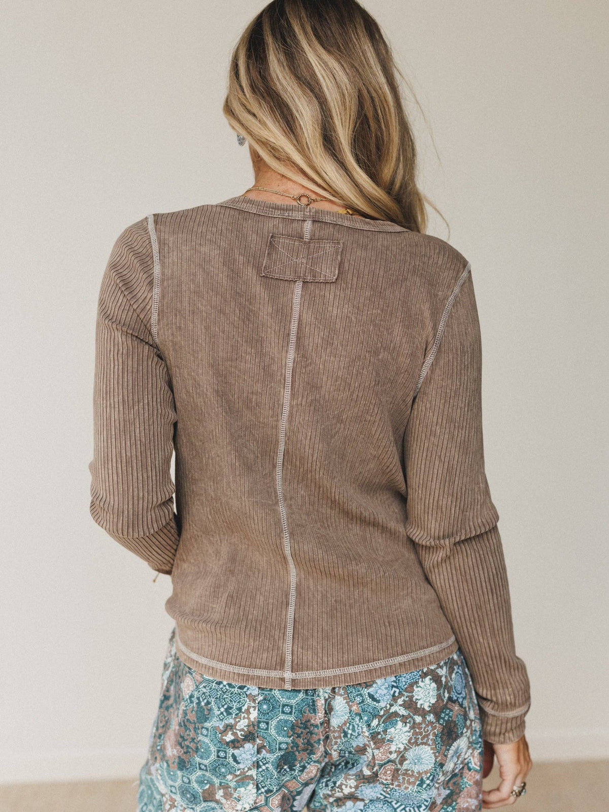 Off Duty Top - Brown