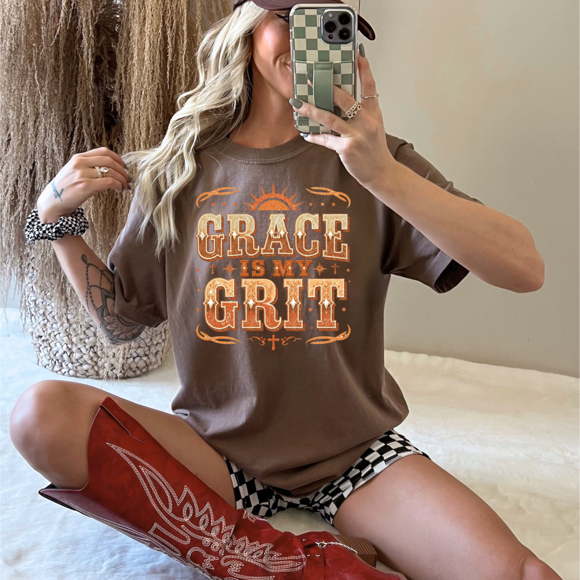 Grace & Grit  Western Graphic Tee